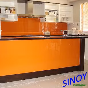 Sinolaco 2mm - 6mm Colorful Back Painted Glass / Lacquered Glass for Interior Applications, Manufactured by Sinoy Mirror Inc